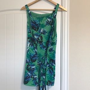 Banana Republic Green Floral Tunic